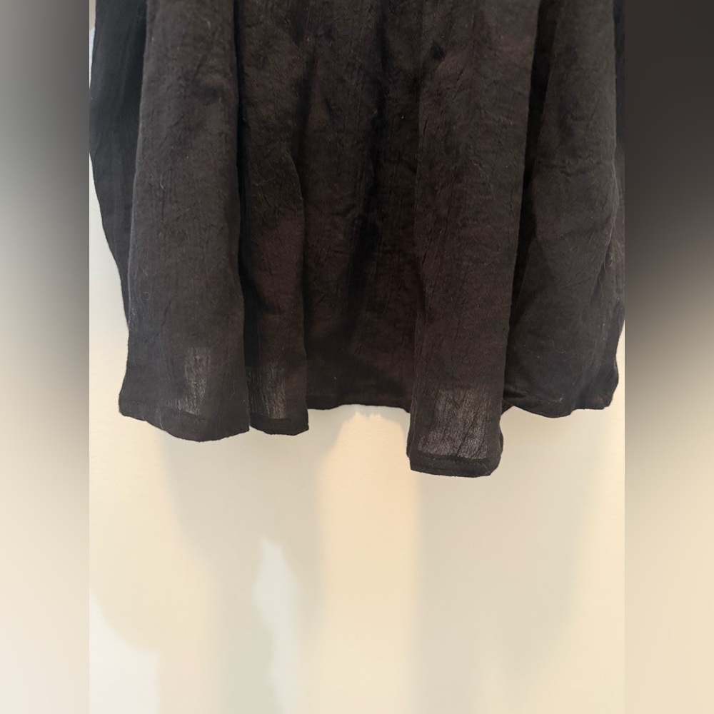 Old Navy Cotton Black Top With Open Back With a Tie - Size XL - Picture 4 of 10